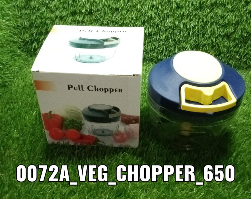 0089 Chopper with 4 Blades for Effortlessly Chopping Vegetables and Fruits for Your Kitchen (650ml) - F2F Shopee