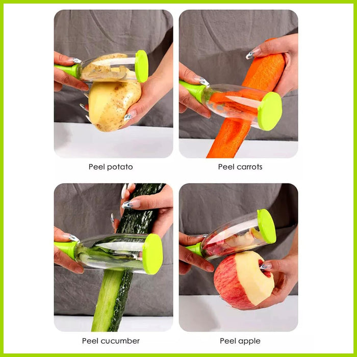 Smart Multifunctional Vegetable / Fruit Peeler With Storage Container (BUY 1 GET 1 FREE)