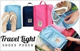 Travelling Shoe Pouch Small – Plain (Random Colours)