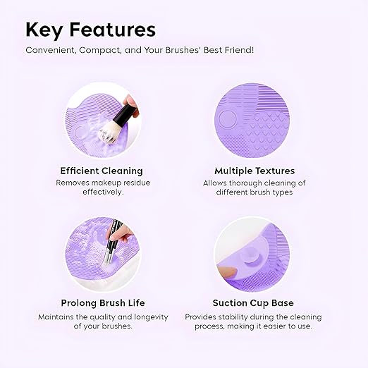 Makeup Brush Cleaning Mat