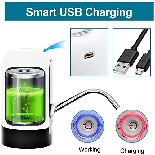 AUTOMATIC WIRELESS DRINKING COOLER USB CHARGING PORTABLE PUMP DISPENSER