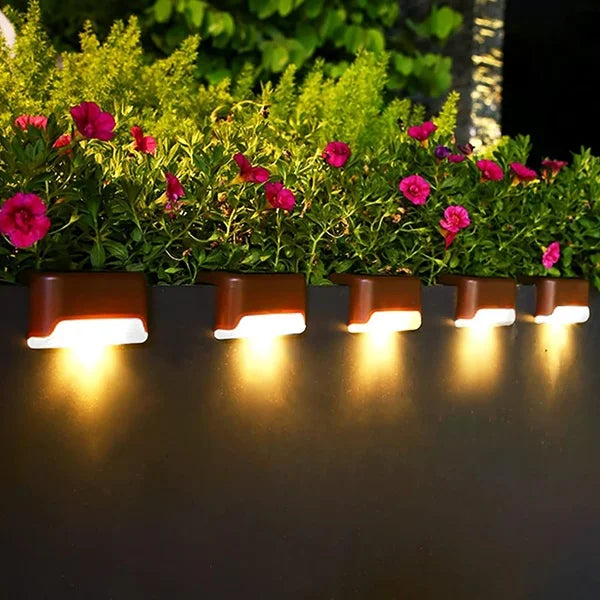 LED Solar Deck Light (Pack of 4 Pcs)