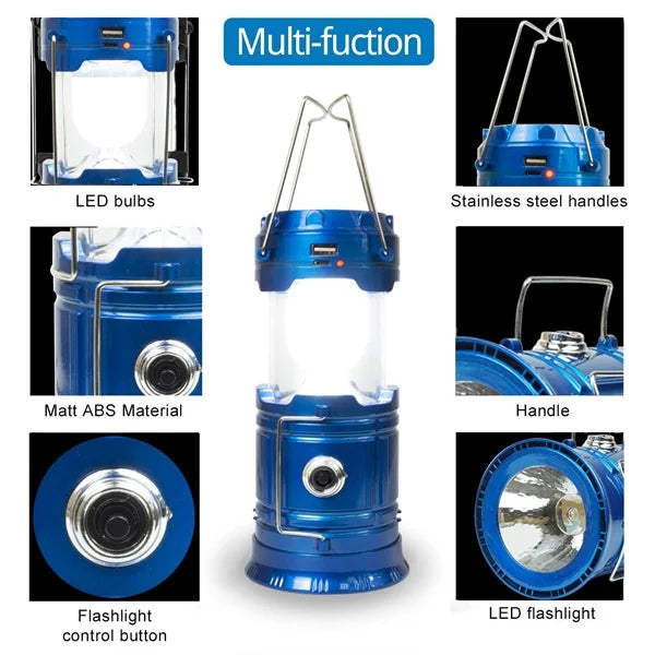 Rechargeable Solar and Charging LED Lantern Torch