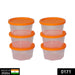 171 Plastic Container Set, 200ml, Set of 6 