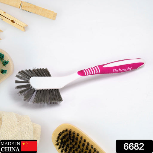 6682 Long Plastic Handle Carpet Brush with Long Bristles 