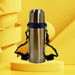 6454 350ML PLAIN PRINT STAINLESS STEEL WATER BOTTLE FOR OFFICE, HOME, GYM, OUTDOOR TRAVEL HOT AND COLD DRINKS 