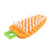 2909 Vegetable Scrubbing Brush, Vegetable Scrubber Non‑Toxic Fruit Brush Carrot Shape Vegetable Brush for Potato for Vegetable 