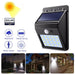 6609 Yellow Solar Wireless Security Motion Sensor LED Night Light for Home Outdoor/Garden Wall. DeoDap