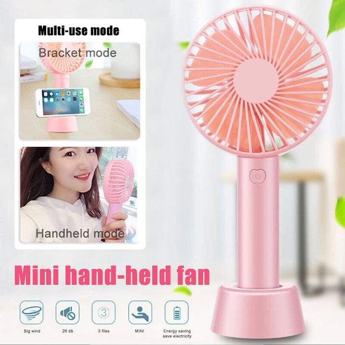 4787 Portable Handheld Fan used in summers in all kinds of places including household and offices etc. 