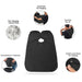 6027 Black Beard Apron Hair Clippings Catcher Grooming Bib 