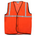 7438 Orange Safety Jacket For Having protection against accidents usually in construction area's. 