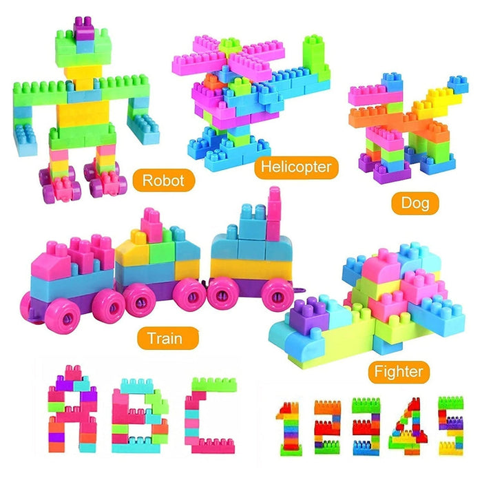 3914 100 Pc Train Blocks Toy used in all kinds of household and official places specially for kids and children for their playing and enjoying purposes. 