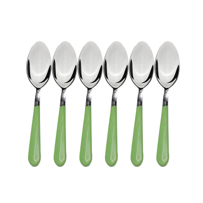 2269 Stainless Steel Spoon with Comfortable Grip Dining Spoon Set of 6 Pcs 