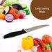 2387 Stainless Steel knife and Kitchen Knife with Black Grip Handle (23.5 Cm ) 