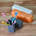 4993 Saffron Square Shape Capsule Travel Toothbrush Toothpaste Case Holder Portable Toothbrush Storage Plastic Toothbrush Holder. 