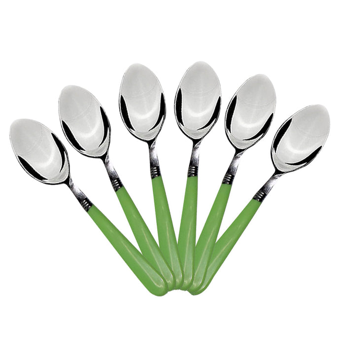 2269 Stainless Steel Spoon with Comfortable Grip Dining Spoon Set of 6 Pcs 