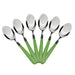 2269 Stainless Steel Spoon with Comfortable Grip Dining Spoon Set of 6 Pcs 