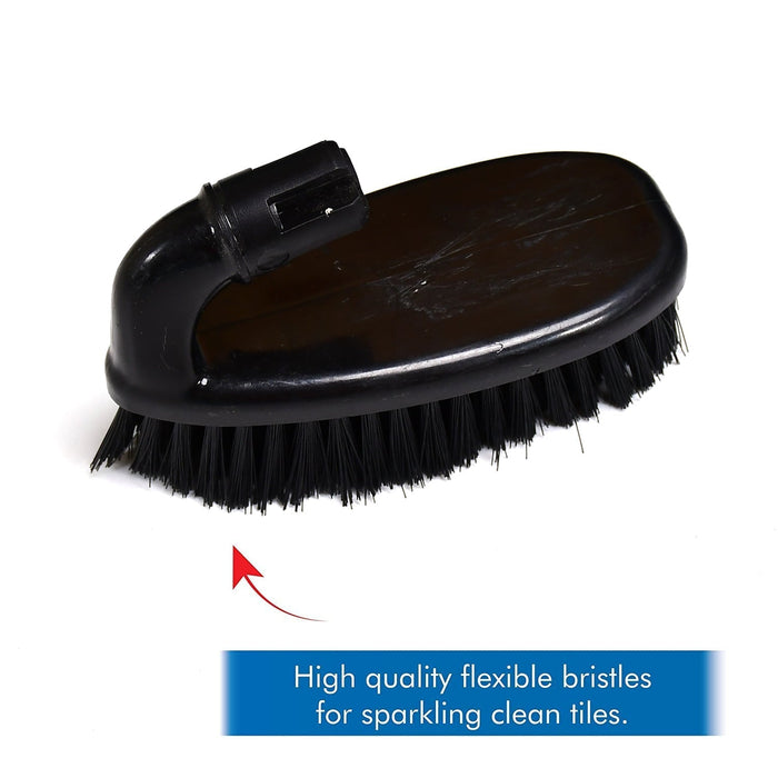 6670 HAND  SCRUBBER PLASTIC BRUSH WITH HANDLE (SET OF 1) 