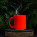 4949 Red Coffee Mug With Spoon Ceramic Mugs to Gift your Best Friend Tea Mugs Coffee Mugs Microwave Safe. 