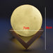 6031 3D Rechargeable Moon Lamp with Touch Control Adjust Brightness 