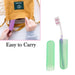 4969 6Pc Plastic Toothbrush Cover, Anti Bacterial Toothbrush Container- Tooth Brush Travel Covers, Case, Holder, Cases 