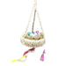 1731A ARTIFICIAL JUTE HANGING BIRDS NEST JHUMAR CHIDIYAN KA GHOSLA With Brown Box 