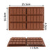 7613 Poly Carbonate Chocolate Bar Moulds PC Mould Clear Hard Candy Mould 