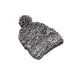 6337 Men's and Women's Skull Slouchy Winter Woolen Knitted Black Inside Fur Beanie Cap. 