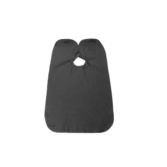 6027 Black Beard Apron Hair Clippings Catcher Grooming Bib 