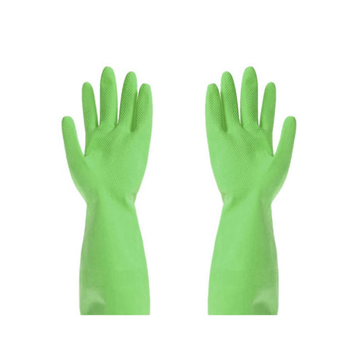 0653 Multipurpose cleaning rubber hand gloves (green) 1 PC 