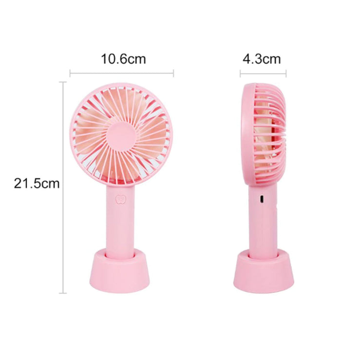 4787 Portable Handheld Fan used in summers in all kinds of places including household and offices etc. 