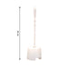 6615 Toilet Cleaning Brush with Potted Holder 