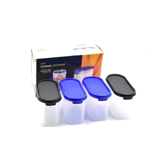 2622 Kitchen Storage Container for Multipurpose Use (1000ml) (Pack of 4) 