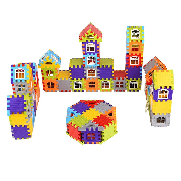 3911 200 Pc House Blocks Toy used in all kinds of household and official places specially for kids and children for their playing and enjoying purposes. 