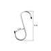 6120 6 Pc S Hanging Hook used in all kinds of places for hanging purposes on walls of such items and materials etc. 