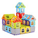 3911 200 Pc House Blocks Toy used in all kinds of household and official places specially for kids and children for their playing and enjoying purposes. 