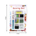 6051 62 Pc Sewing Set used for sewing of clothes and fabrics including all home purposes. 