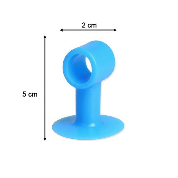 6127 Door Stopper Mini Anti-Collision Silicone Door Handle Crash Pad (Pack of 100Pc) 