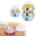 115 Multi-Function 2 Layer 14 Egg Cooker Boilers & Steamer Great Discount Now