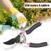 1711 Garden Sharp Cutter Pruners Scissor with grip-handle 