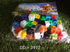 3912 60 Pc Cube Blocks Toy used in all kinds of household and official places specially for kids and children for their playing and enjoying purposes. 