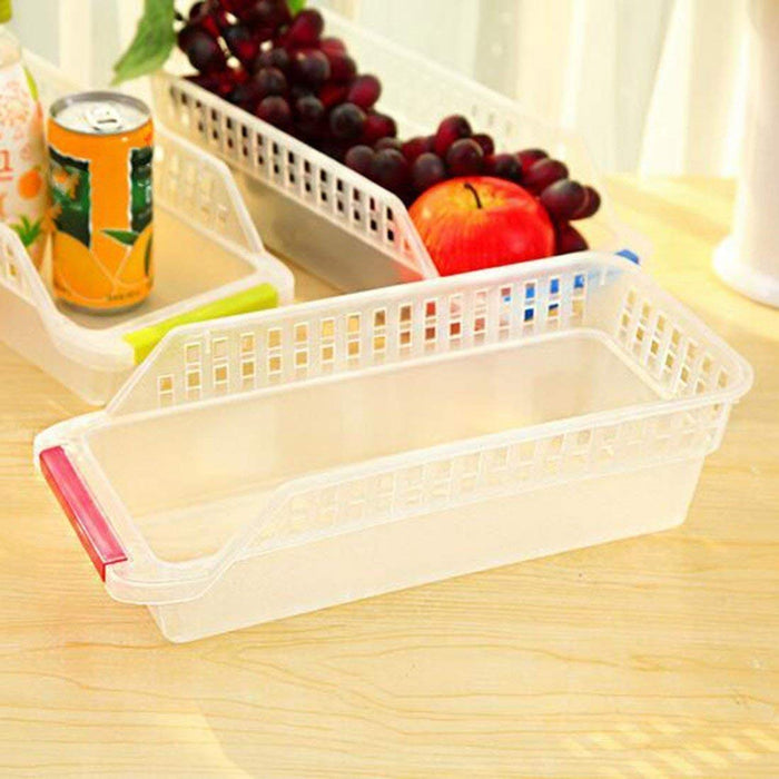 2055 Kitchen Plastic Space Saver Organizer Basket Rack- 4 pcs Great Discount Now