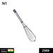 2569 Stainless Steel Wire Whisk,Balloon Whisk,Egg Frother, Milk & Egg Beater (8 inch) 