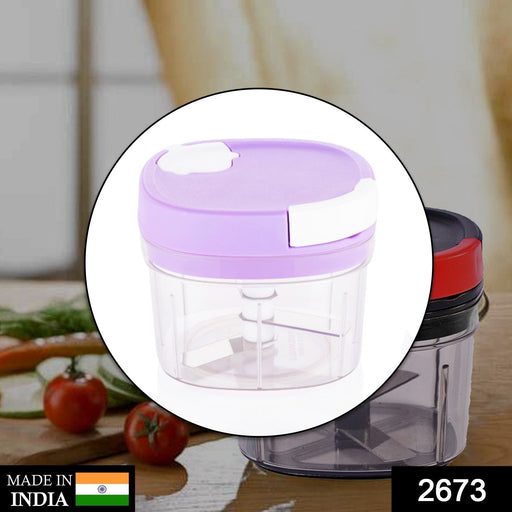 2673 Handy Chopper And Slicer For Home & kitchen (600ML Capacity) Great Discount Now