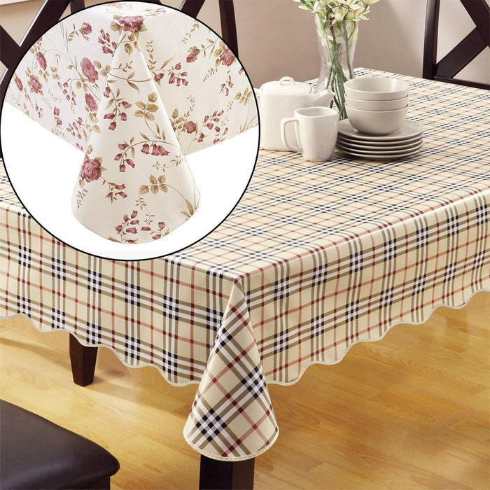 4745 Premium Quality Table cloth For Steal Table (85x54 inch) 