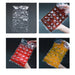 2905 Disposable Ice Cube Bags, Stackable Easy Release Ice Cube Mold Trays Self-Seal Freezing Maker,Cold Ice Pack Cooler Bag for Cocktail Food Wine 