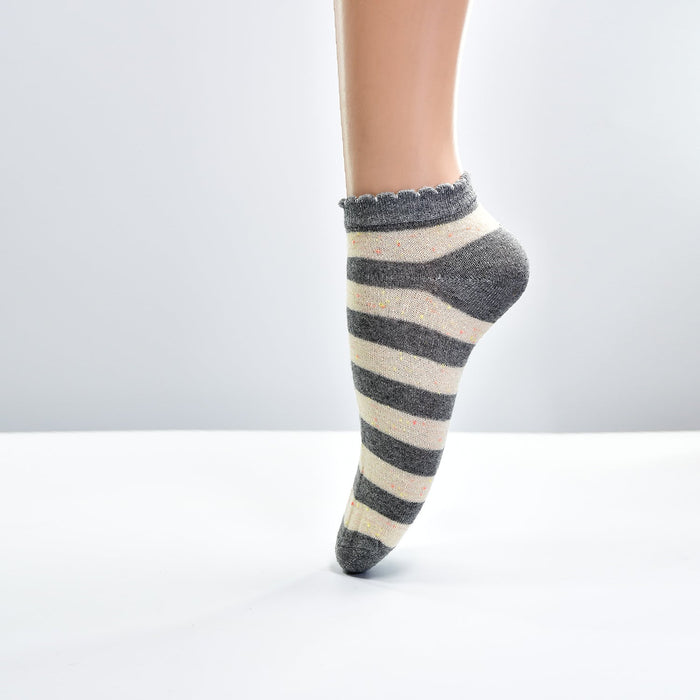 6363 1PAIR SOCKS PRINTED TRENDY MULTIPLE DESIGNER SOCKS 