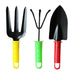 1768  Colorfull Garden Tool Set Set of 3Pc 