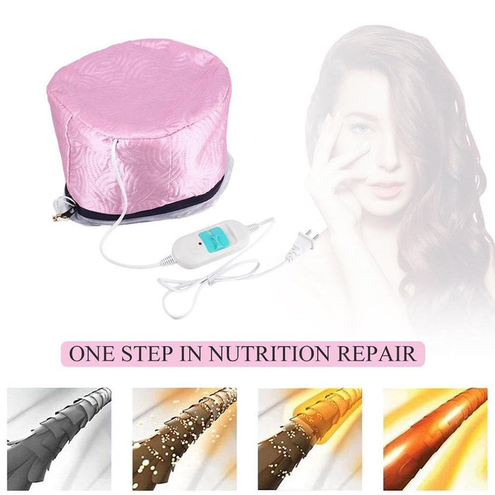 352 Thermal Head Spa Cap Treatment with Beauty Steamer Nourishing Heating Cap Great Discount Now