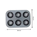 7076 6 slot Non-Stick Muffins Cupcake Pancake Baking Molds Tray 